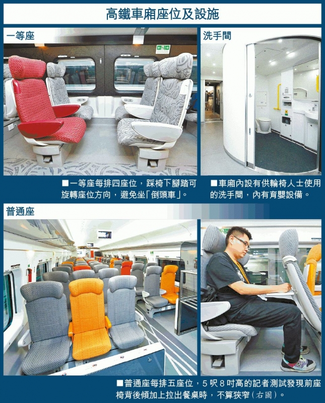 青島來港列車「首航」高鐵內部設計曝光無間斷Wi-Fi上網