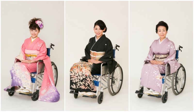 日公司推「两件头」易穿和服　轮椅使用者扮靓无难度