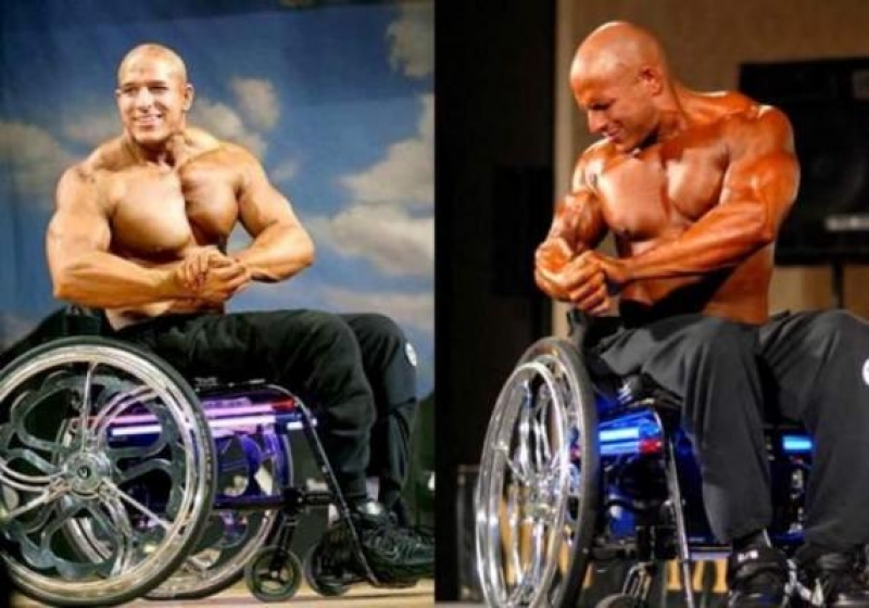 健美训练10年后，他用坚强的意志驱动著身体锻鍊出别人认为不可能的体魄！