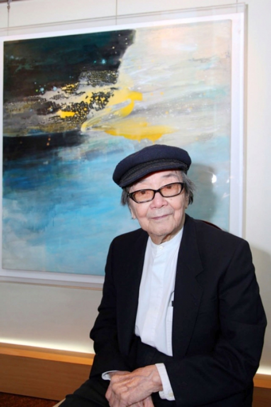 本地元老藝術家韓志勳　96歲仍堅持每日作畫