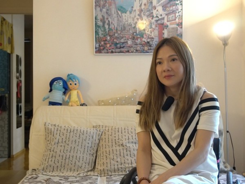 路向四肢伤残人士协会主席严楚碧（Rabi）