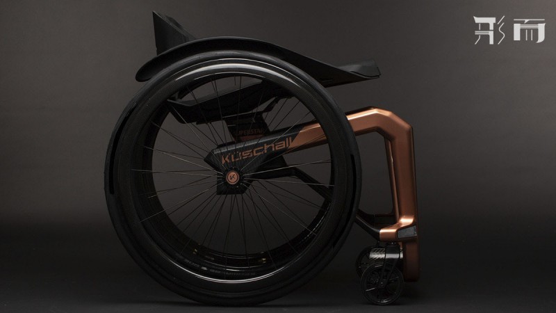 航天物料配F1賽車性能　是最堅硬也是最輕的超級輪椅