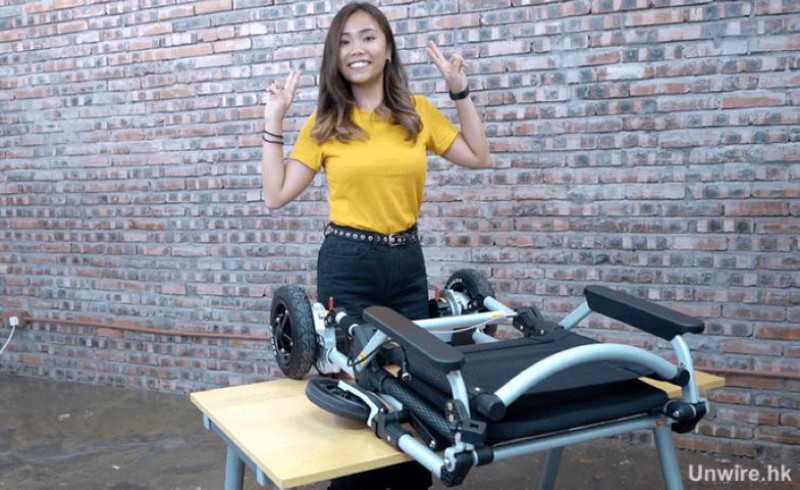 【實試】電動輪椅Joy Rider　2秒摺疊+斜坡防溜後