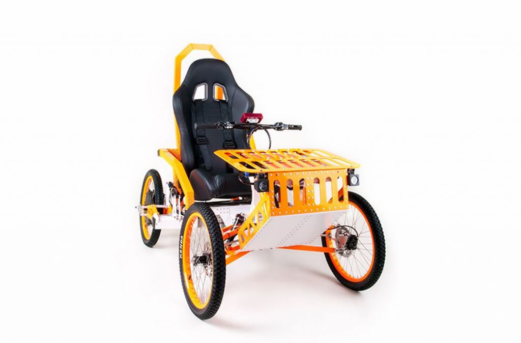 EV4 Mountain Cart 为轮椅外形的四轮越野车