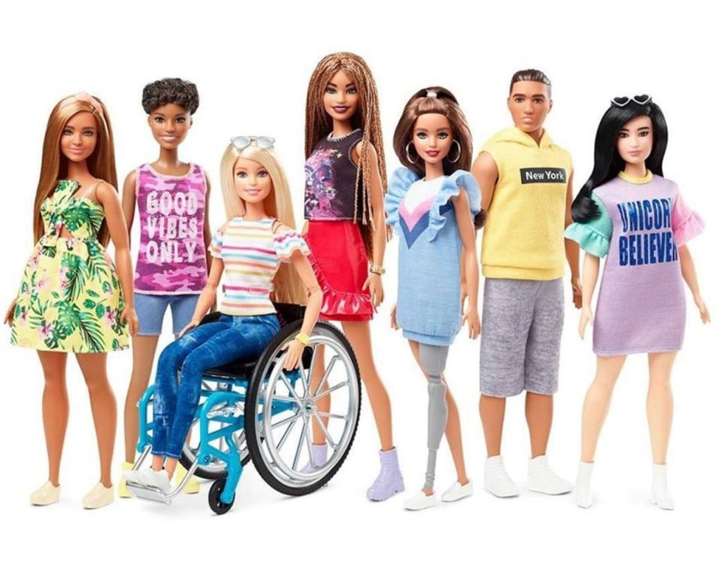 时装玩偶Barbie近年推出了不少多元种类的人士或职业，本年更推出了残障版Barbie。