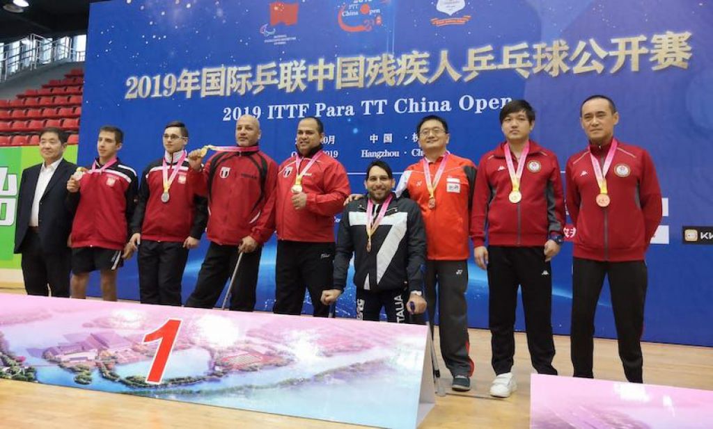 中國殘疾人乒賽港隊奪1金5銅