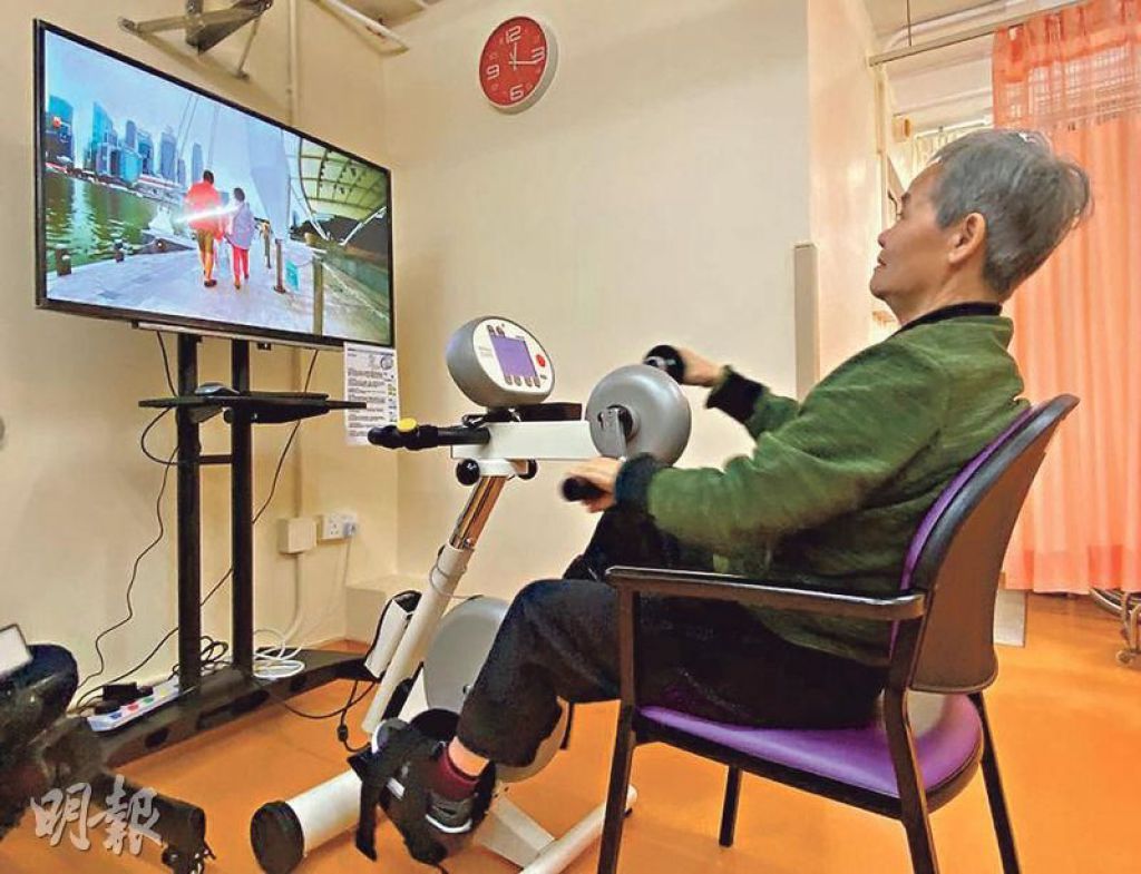 VR健身單車鍛煉 輪椅長者復行