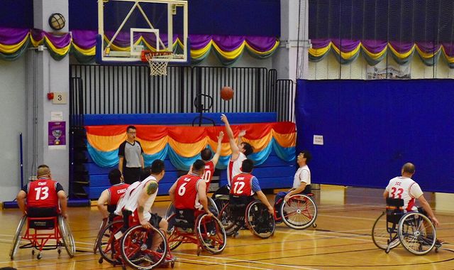 全港运动会轮椅篮球赛开战 6队悉数亮相