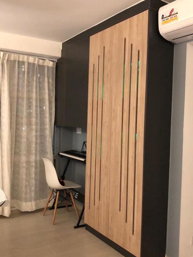 客房：擺放一台嫲嫲專用的電子琴，為工人姐姐的睡房