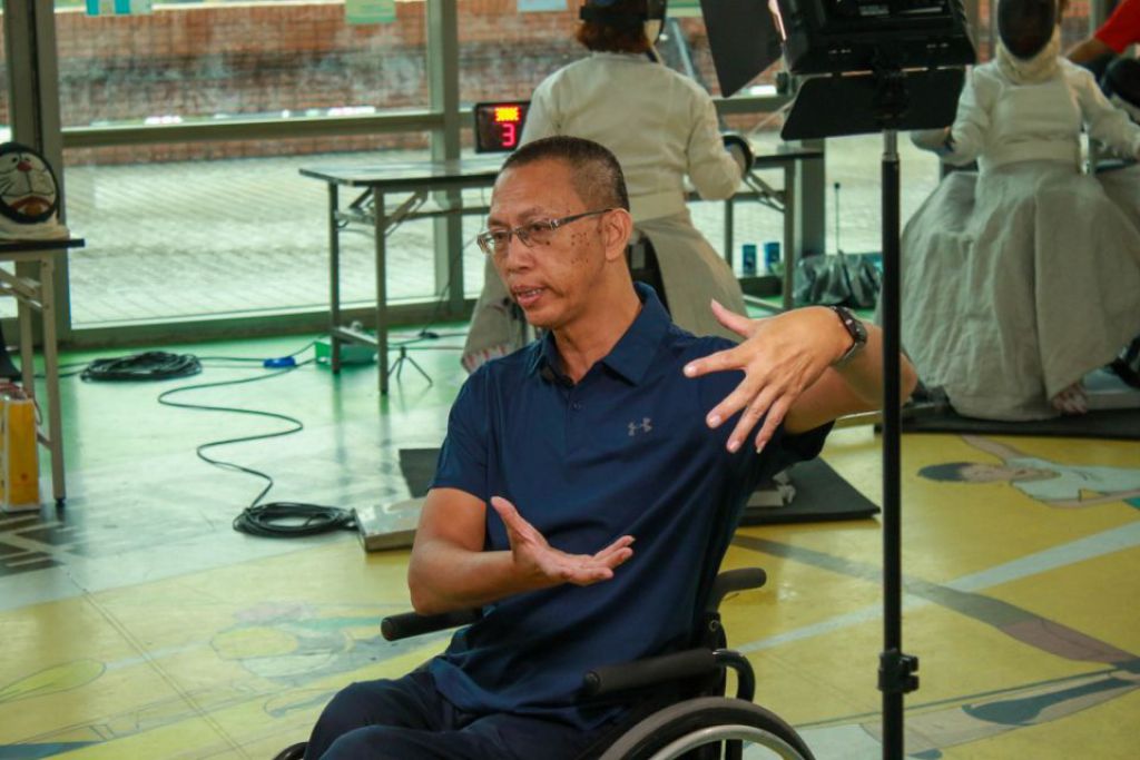輪椅夢公園執行長陳國嘉談到夢公園的未來侃侃而談 
