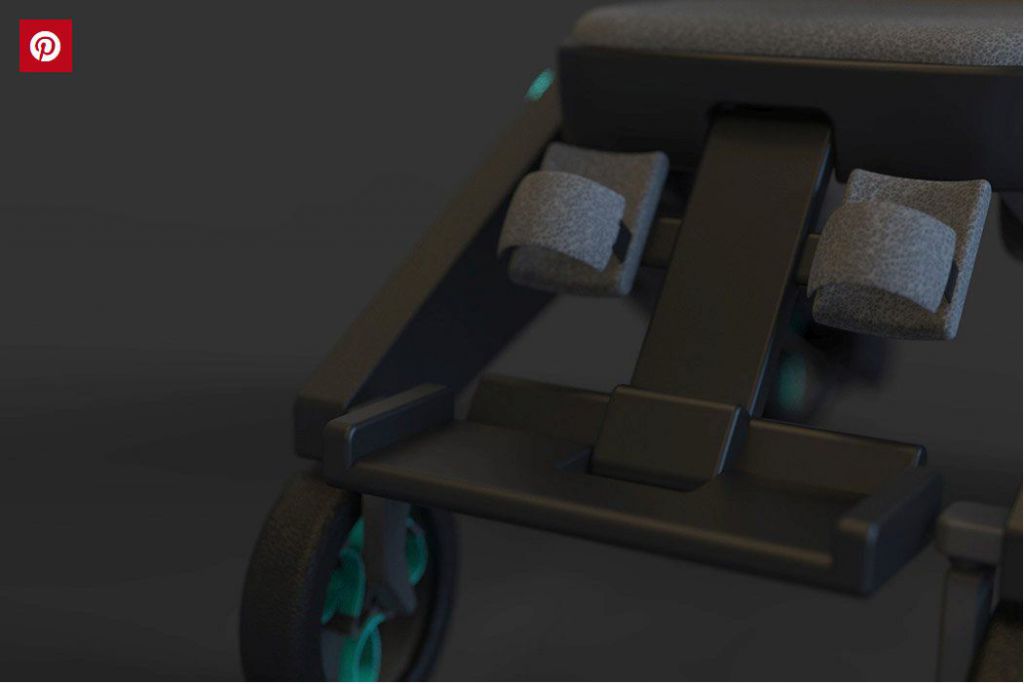 THIS FOLDABLE WHEELCHAIR COMES WITH A HEIGHT-ADJUSTABLE FUNCTION, HELPING USERS BE MORE INDEPENDENT