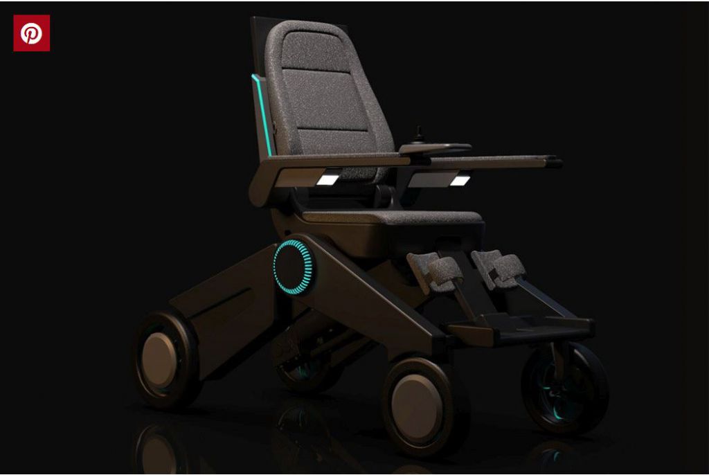 THIS FOLDABLE WHEELCHAIR COMES WITH A HEIGHT-ADJUSTABLE FUNCTION, HELPING USERS BE MORE INDEPENDENT