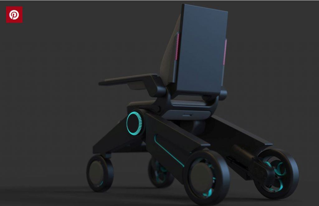 THIS FOLDABLE WHEELCHAIR COMES WITH A HEIGHT-ADJUSTABLE FUNCTION, HELPING USERS BE MORE INDEPENDENT