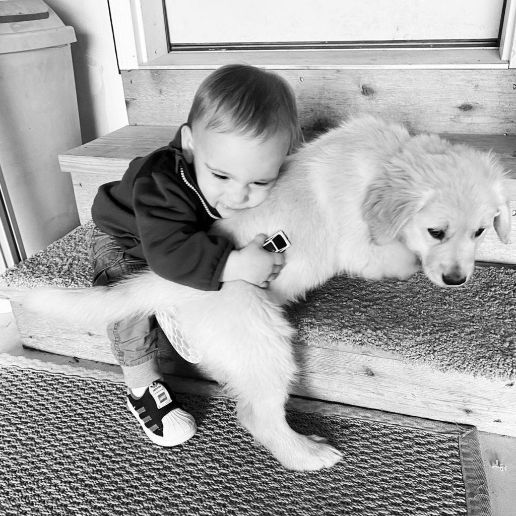 于是，在命运的安排下，Paxton与小狗Marvel相遇了。当时Paxton才4岁，而狗狗才几个月大。（ig@adventures_with_marvel）