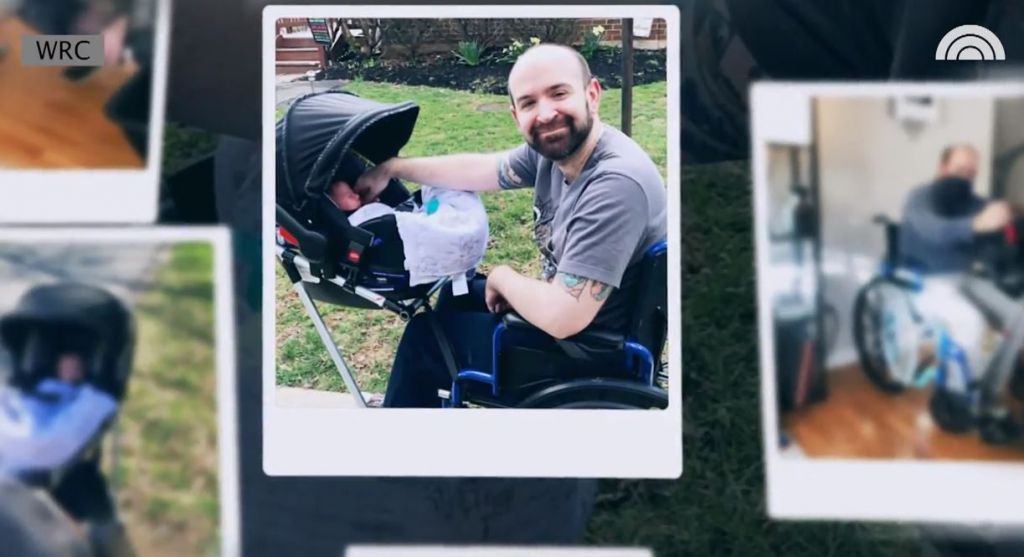 An incredible gift : Students invent wheelchair stroller for teacher's husband