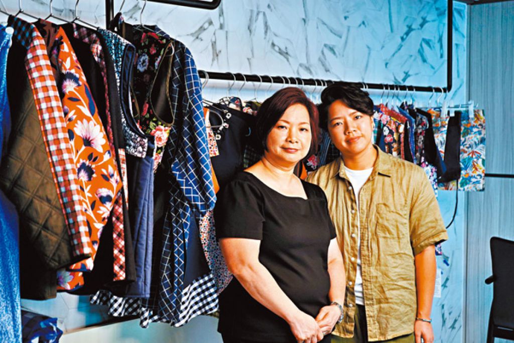 睿程工作室創辦人姜太（左）以及美術總監姜美而。