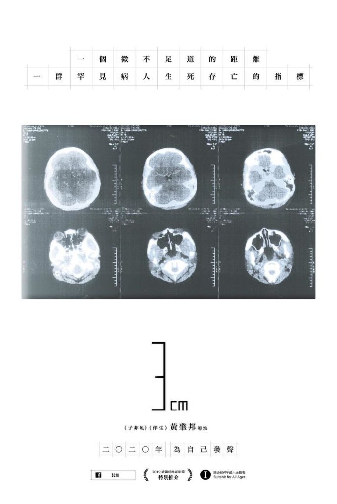 紀錄片《3cm》宣傳海報