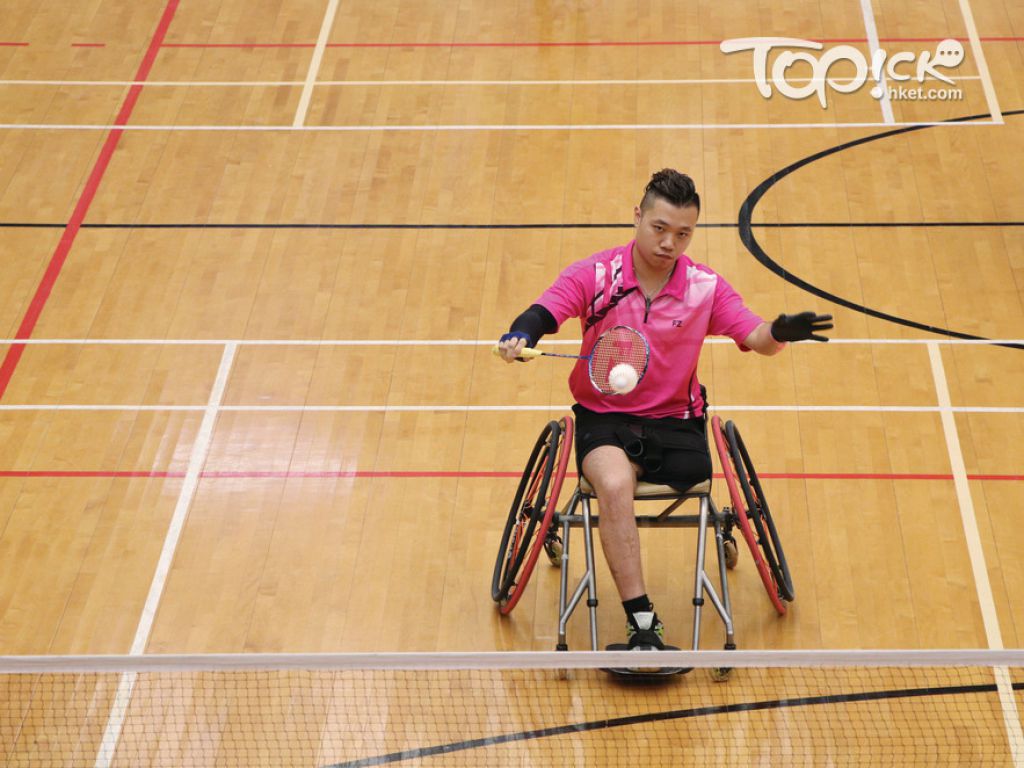 陳浩源是香港首位輪椅運動員，很多事靠自行摸索。