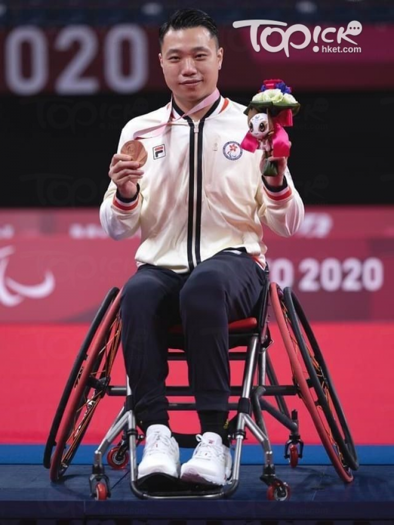 陳浩源在東京殘奧羽毛球WH2級勇奪銅牌。
