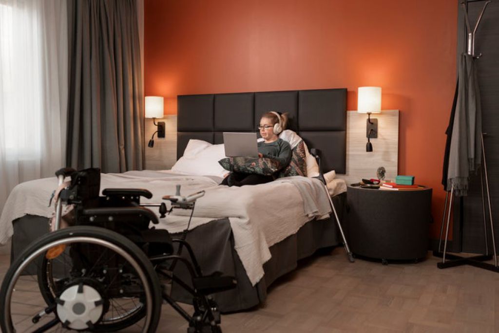 酒店房間的殘疾人通道