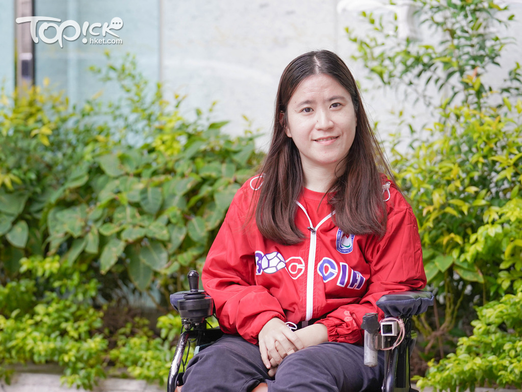 郭海瑩（Karen）是硬地滾球港隊運動員，曾在08年殘奧摘金。