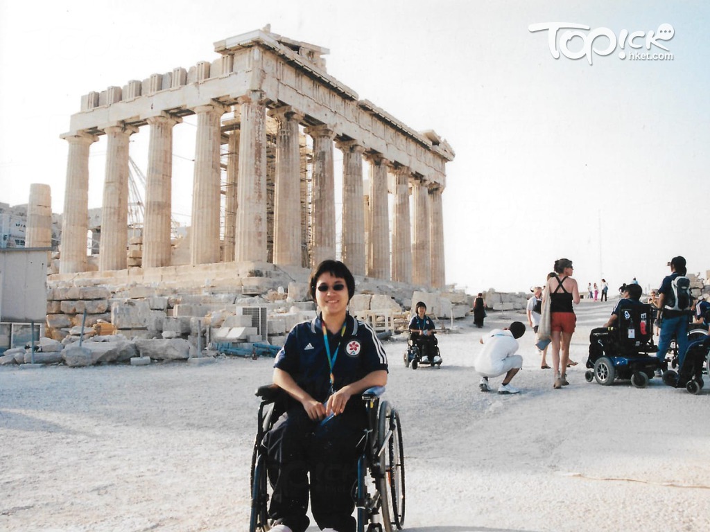 17歲的Karen，在2004年雅典殘疾人士奧運會已嶄露頭角。