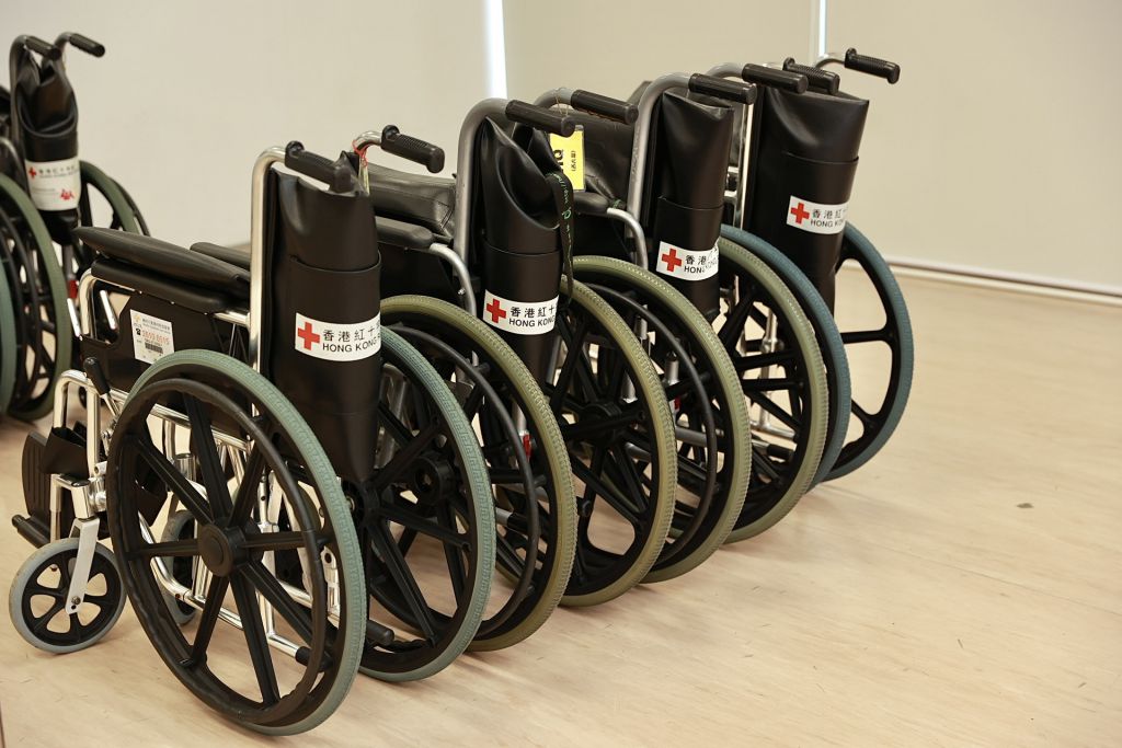 紅十字會未來五年將增購930部輪椅。