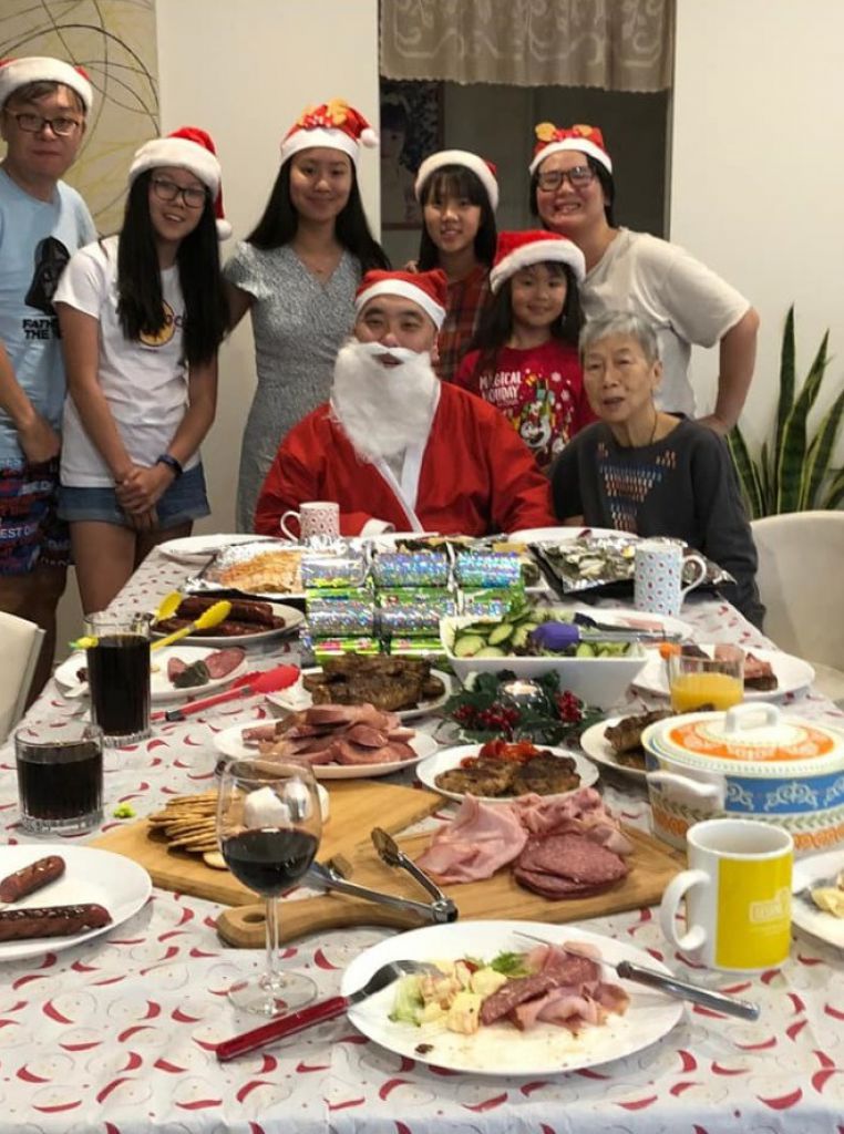 嘉星是玩得之人，要他扮聖誕老人毫無難度、不會推辭。